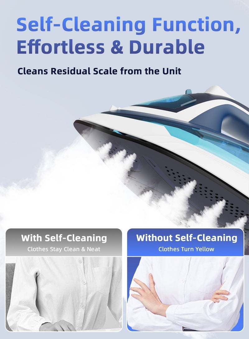 حياة الكثبان جهاز كي بالبخار بقاعدة من السيراميك مضاد للتنقيط والتكلس وخاصية الإغلاق التلقائي والتنظيف الذاتي  2200 W - Image 4